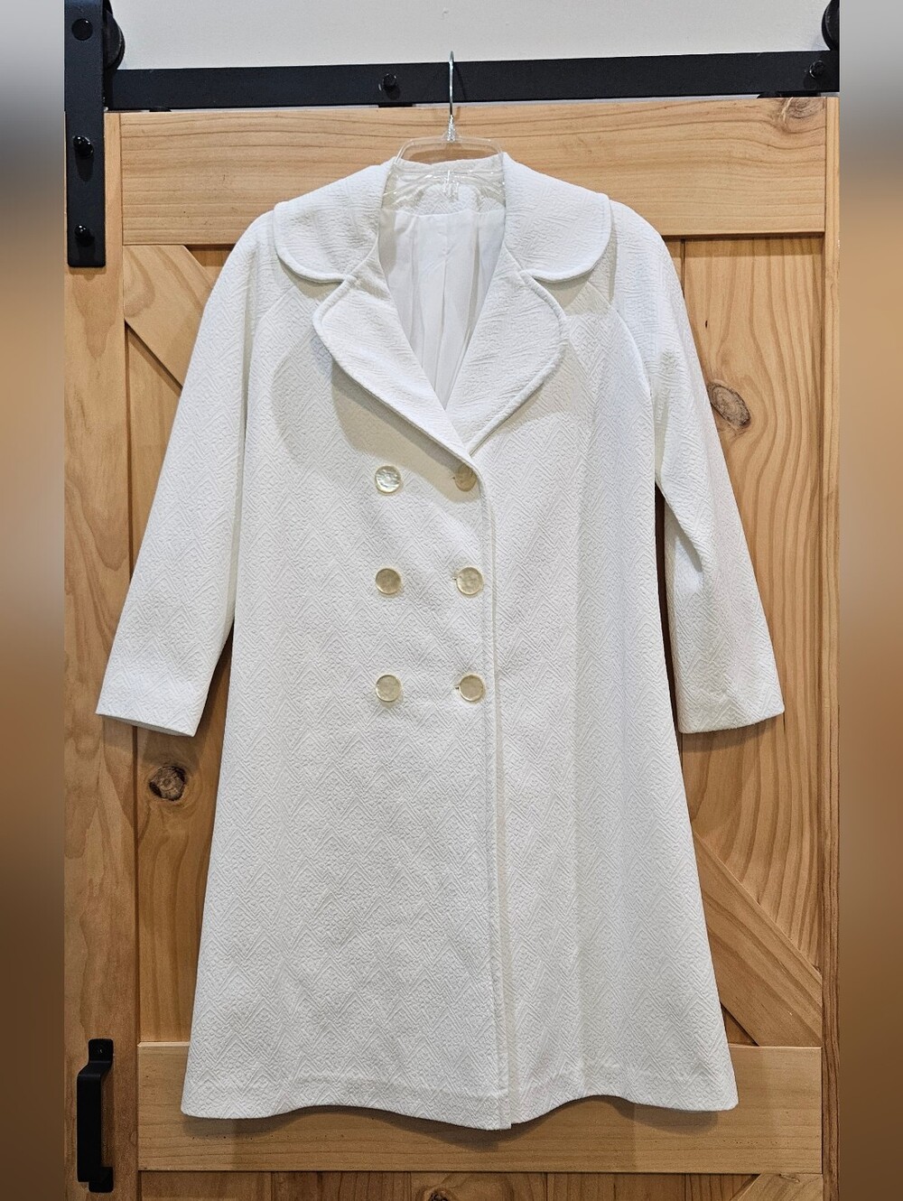 Vintage | Classic Double-Breasted Women's Coat | See Measurements